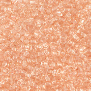 Glasperlen rocailles 11/0 (2mm) Transparent light peach pink